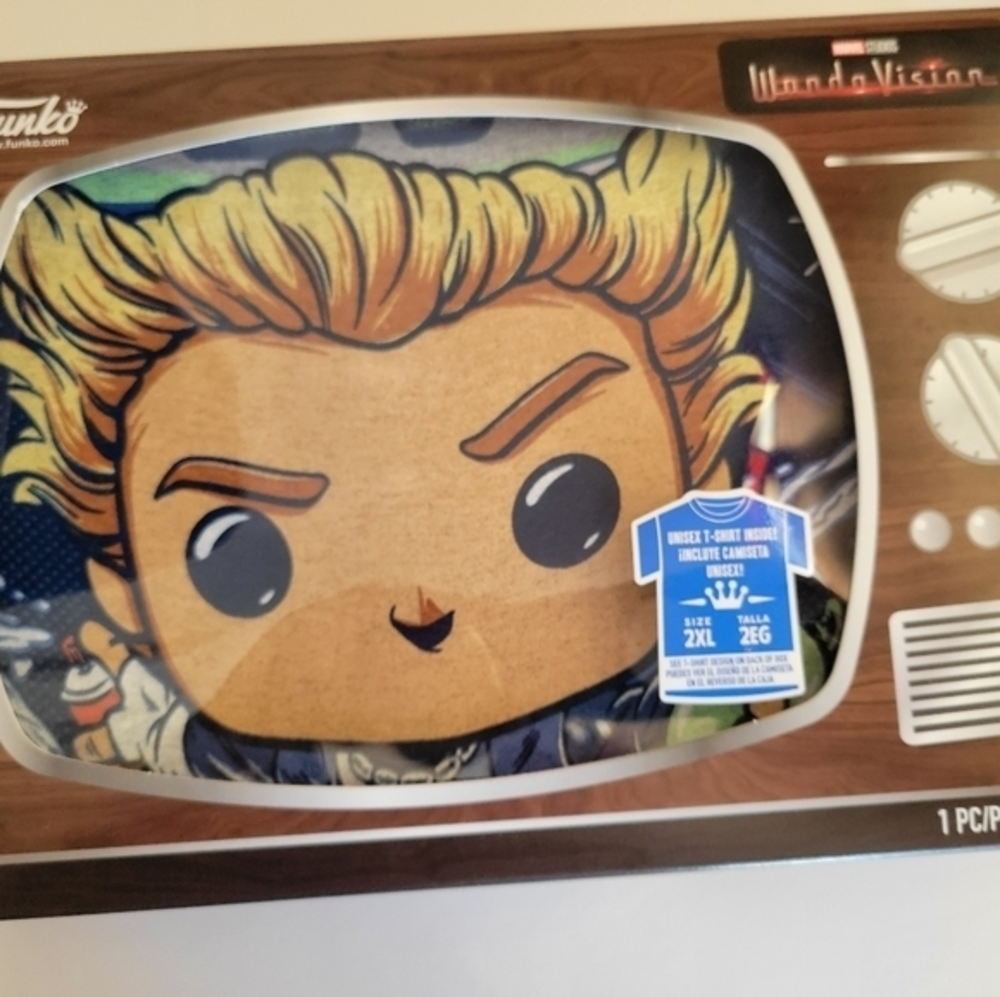 Funko Marvel Wandavision 2XL Pietro Tshirt NIB